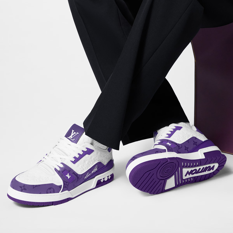 LV Trainer Sneaker — Violet · Style 1AANHP product detail image