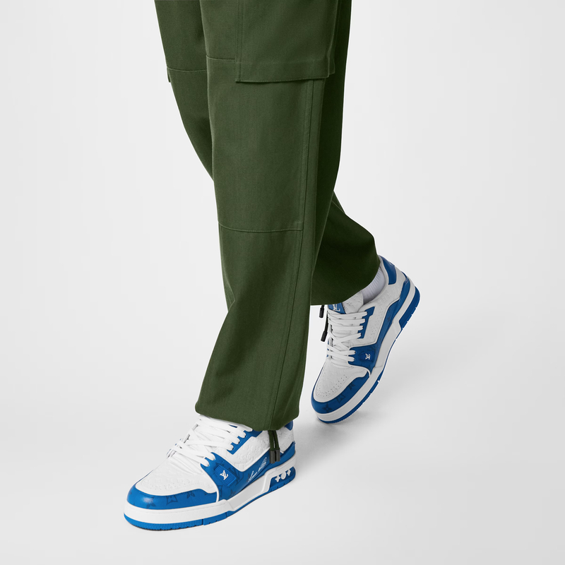 LV Trainer Sneaker — Blue · Style 1ABOH9 product detail image