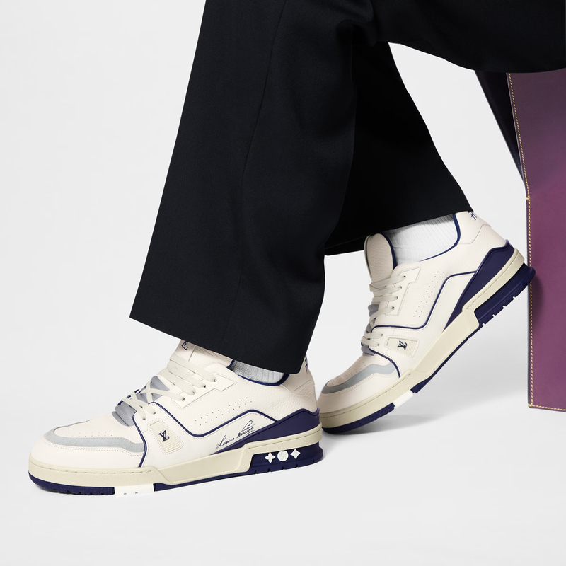 LV Trainer Sneaker — Marine · Style 1ABFA8 product detail image
